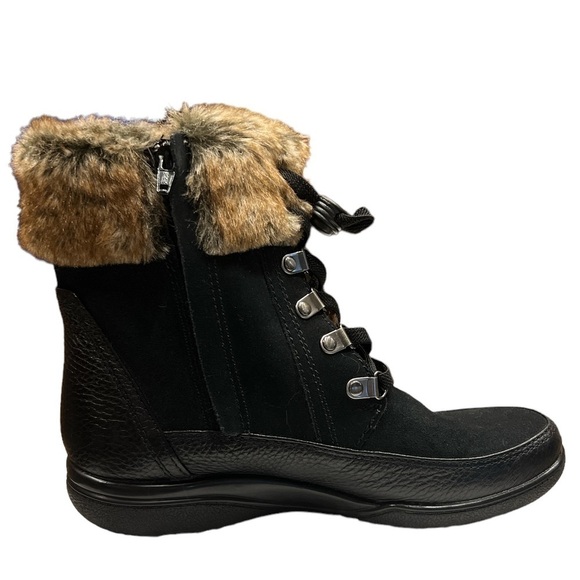 Clarks Black Kearns Ramsey Leather Boot Black SZ 6.5 - Picture 3 of 11